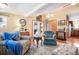 Cozy living room with hardwood floors, comfortable seating, and natural light at 1205 Lee St, Lakewood, CO 80215