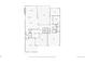 First floor floorplan including a kitchen, Gathering room, mud room, and patio at 2230 Rim Ridge Dr, Castle Pines, CO 80108