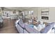 Open-concept living area combining kitchen and living spaces, perfect for entertaining and relaxing at 2230 Rim Ridge Dr, Castle Pines, CO 80108