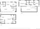 Three-story floor plan showing layouts with entry, living, kitchen, bedrooms, recreation room, and baths at 1278 Aspen Dr, Evergreen, CO 80439