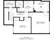 Upstairs floor plan displays the layout of the bedrooms, baths, and utility space at 1161 S Marshall St, Lakewood, CO 80232
