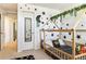 Nicely decorated bedroom featuring a twin bed frame and stars on the wall at 4736 S Buchanan St, Aurora, CO 80016