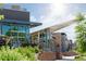 Unique building exterior features a plane wing element, adding modern architectural interest and curb appeal at 10065 Martin Luther King Blvd, Denver, CO 80238