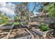 Inviting backyard garden with multiple raised beds, perfect for cultivating herbs, vegetables, or flowers at 14582 E Harvard Ave, Aurora, CO 80014