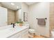 Bathroom features tile floors and modern fixtures at 14582 E Harvard Ave, Aurora, CO 80014