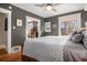 Comfortable bedroom with hardwood floors, neutral walls, and natural light from large windows at 1419 N Adams St, Denver, CO 80206