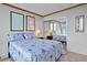 Well-lit bedroom with cityscape views reflected in sliding closet doors and relaxing bedroom decor at 3100 E Cherry Creek South Dr # 1507, Denver, CO 80209