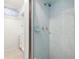 Basement bathroom with shower and tiled walls at 11040 Emerson St, Northglenn, CO 80233