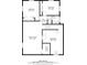 Lower level floor plan showcasing a Gathering room, bedroom, and bathroom at 11040 Emerson St, Northglenn, CO 80233