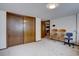 Versatile room with closet space, neutral carpet, and is ready to be personalized into a bedroom or flex space at 13959 W Cedar Pl, Golden, CO 80401