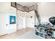 Unique bedroom features a climbing wall, loft, and modern decor at 4520 W Moncrieff Pl, Denver, CO 80212