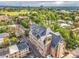 Stunning aerial view of community showcasing its beautiful architecture and green surroundings at 1140 Columbine St # 106, Denver, CO 80206
