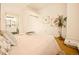Bedroom with neutral tones, stylish décor, and an en-suite bathroom at 1140 Columbine St # 106, Denver, CO 80206