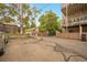 Exterior parking and gated entry, ideal for residents and guests at 1140 Columbine St # 106, Denver, CO 80206
