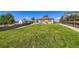 Spacious backyard features a well-maintained lawn, complemented by a charming fence at 5280 Raritan Way, Denver, CO 80221