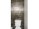 Bathroom highlighting a toilet and tiled wall at 5557 S Simms Way, Littleton, CO 80127