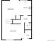 The floorplan features the dining area, kitchen, laundry room, WC, foyer, and living room at 630 S Youngfield Ct, Lakewood, CO 80228