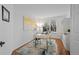 Bright home office features a modern desk and a large window for natural light at 10383 Erin Pl, Lone Tree, CO 80124