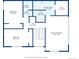 Floor plan of primary bedroom, bathroom, and two additional bedrooms at 2609 S Quebec S St # 20, Denver, CO 80231