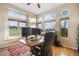 Bright office space with a large window offering amazing views and natural light at 1236 Castlecombe Ln, Monument, CO 80132