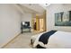 Spacious bedroom with a TV, ensuite bath, and convenient walk-in closet at 20190 Deer Shadow Way, Monument, CO 80132