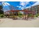 Common area with trellis and seating at 955 Eudora St # 207E, Denver, CO 80220