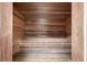 Relaxing wood-paneled sauna, offering a tranquil space for wellness and rejuvenation at 955 Eudora St # 207E, Denver, CO 80220