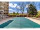 Outdoor community pool with cover at 955 Eudora St # 207E, Denver, CO 80220