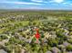 Aerial view of a property near a golf course and green spaces within a neighborhood at 10859 Irving Ct, Westminster, CO 80031