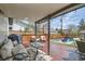 Spacious back deck area with outdoor seating, grill and fire pit at 5886 Urban St, Arvada, CO 80004
