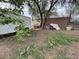 Backyard space partially shaded by mature trees, perfect for outdoor relaxation at 7115 Harold St # 2, Fort Lupton, CO 80621