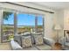 Cozy living room featuring large windows with scenic views and comfortable seating at 452 Gordon Dr, Castle Rock, CO 80104