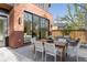 Backyard features an outdoor dining area and seating space, great for outdoor entertaining at 716 S Race St, Denver, CO 80209