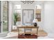Bright home office with hardwood floors and stylish decor accents at 716 S Race St, Denver, CO 80209
