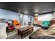 Finished basement offering a relaxed space with a unique ceiling and floors at 258 S 14Th Ave, Brighton, CO 80601
