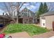 Backyard with lush lawn, a deck and outdoor seating area at 350 Albion St, Denver, CO 80220