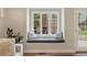 Window seat with cushions overlooking the yard at 350 Albion St, Denver, CO 80220