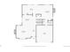 Layout of first floor featuring kitchen, living room, dining room, and garage at 7882 S Valentia Way, Centennial, CO 80112