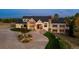 Stunning two-story home with stone accents and a well-manicured front yard at 5790 Fox Run Ct, Parker, CO 80134