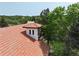 The red tile roof of this home is both durable and beautiful at 326 E Oak Hills Dr, Castle Rock, CO 80108