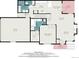 Detailed floor plan showcasing the layout of the home's first level at 7915 Flower St # D, Arvada, CO 80005