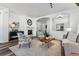 Spacious living area with fireplace and comfortable seating at 9980 W Jewell Ave # B, Lakewood, CO 80232
