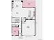 Layout of the first floor including a two-car garage, kitchen, dining, great room, study, and patio at 16618 W 92Nd Pl, Arvada, CO 80007