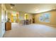 Large bonus room with recessed lighting, neutral carpet, and flexible layout offers versatility at 27565 E Nova Pl, Aurora, CO 80016