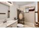 Well-maintained bathroom with a shower-tub combination and a vanity sink at 12434 E Alaska Ave, Aurora, CO 80012