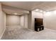 Spacious carpeted area with recessed lighting, plenty of space, and closet storage at 10109 W Fremont Ave, Littleton, CO 80127