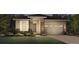 Charming single-Gathering home featuring stone accents, a two-car garage, and a well-manicured lawn at 231 Leafy Aster Ln, Castle Rock, CO 80104
