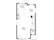 Floor plan exhibiting the kitchen, dining area, and great room layout on the main floor at 231 Leafy Aster Ln, Castle Rock, CO 80104