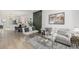 Open-concept living space with modern design, stylish furnishings, and bright natural light at 561 Cherokee St, Denver, CO 80204