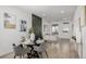 Bright living space showcasing modern dining area and stylishly appointed lounge at 561 Cherokee St, Denver, CO 80204